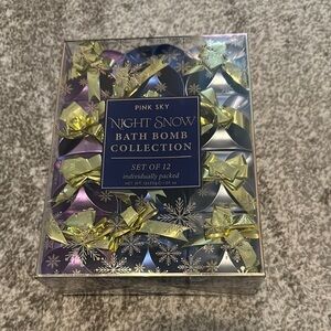 Night snow bath bomb collection 12  new lavender mist coconut snow winter mint
